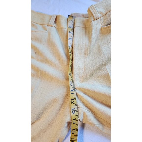 Vintage Retro Mens Lee Wald Yellow Suit Jacket Pants Disco Pimp Summer Vacation - Picture 11 of 16